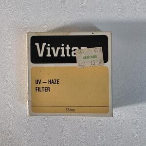 Vivitar UV-Haze Filter 55mm Vintage  Made In Japan Original Box
